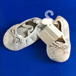 Grey baby shoes. New with tags